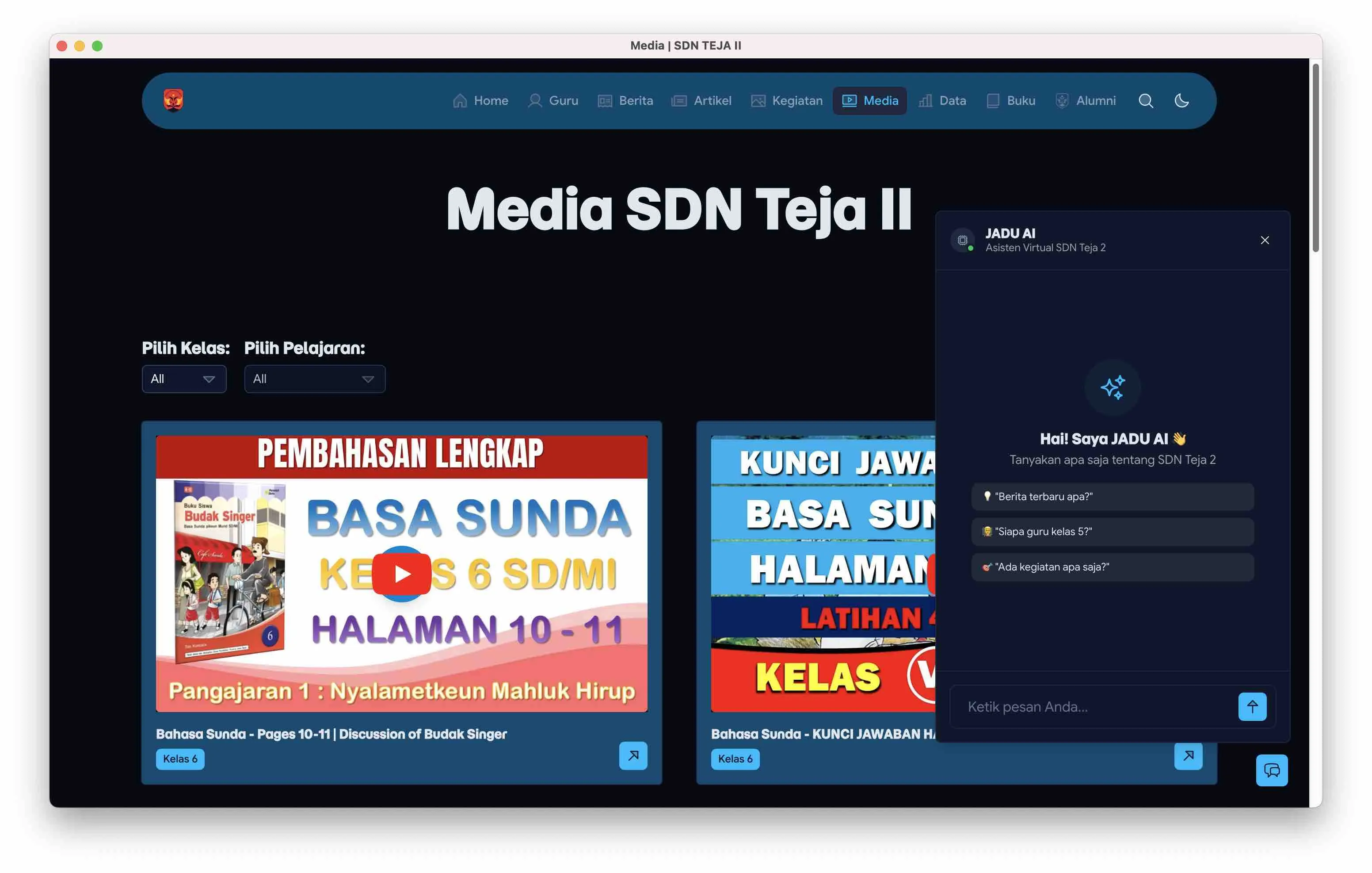 Website SDN Teja 2